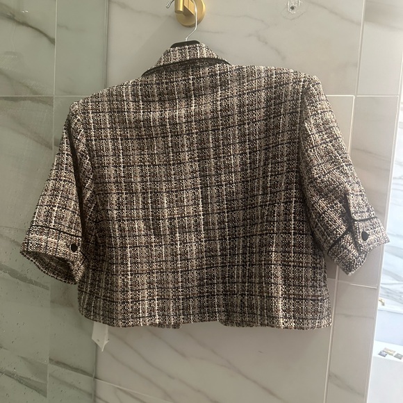 Sandro Tweed Crop Top - Picture 7 of 10